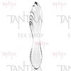Dazzling Crystal 1 transparent Dildo de cristal solido